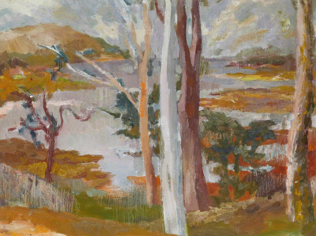 Landscape With Trees And A River Art UK