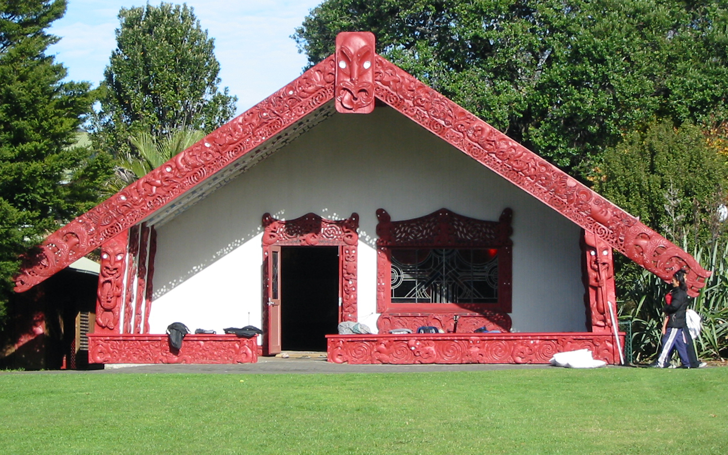 Tānenuiarangi, the wharenui at Waipapa marae, University of Auckland