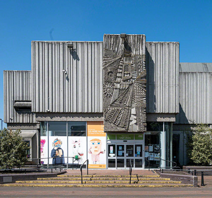 The Turnpike Centre Mural in Leigh, Wigan, Greater Manchester