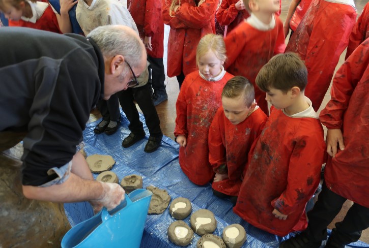 Stephen Broadbent at a school event