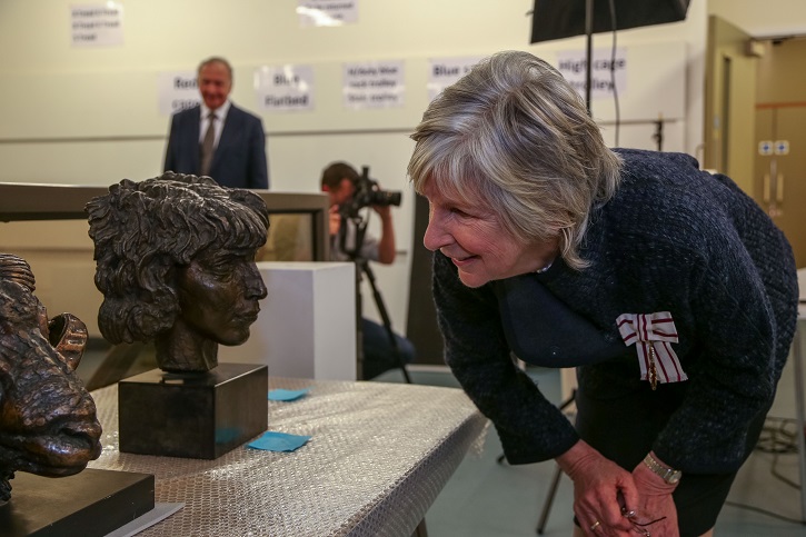 The first work captured was a sculpture of the head of the legendary Italian heiress and patron of the arts Marchesa Luisa Casati Stampa di Soncino, created by renowned artist Sir Jacob Epstein in 1918