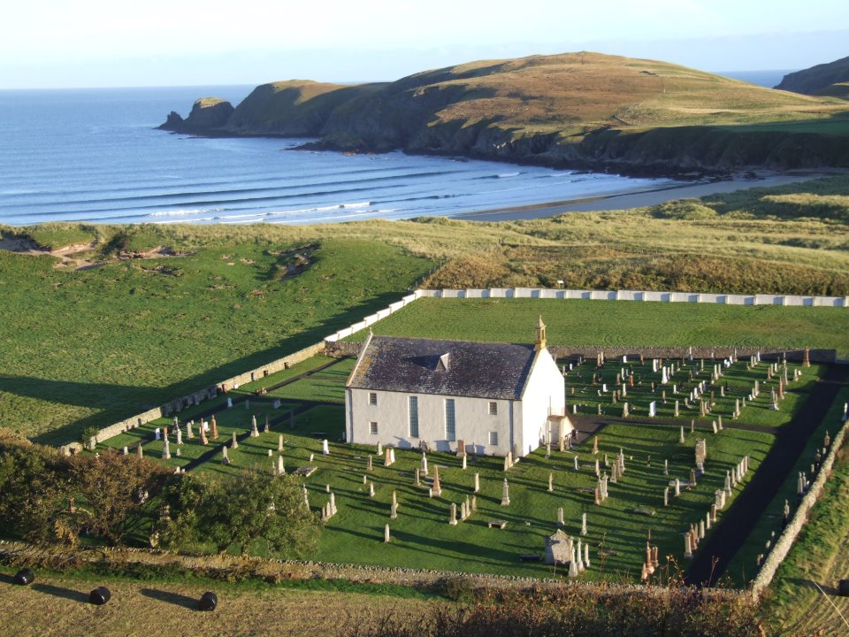 Strathnaver Museum on the north coast of Scotland