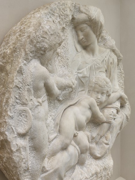‘Taddei Tondo’, The Virgin and Child with the Infant Saint John