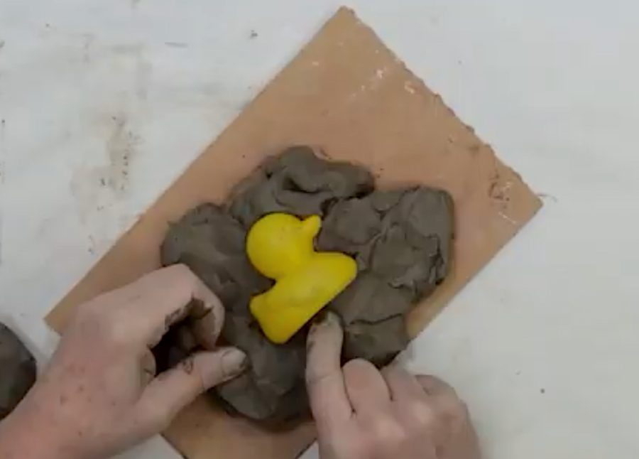 Build clay around your object