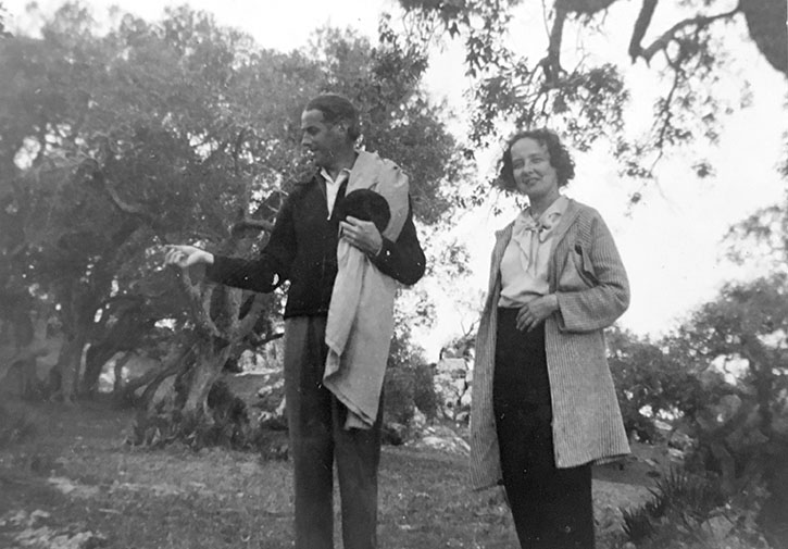 Jim and Helen Ede in Tangier, 1937