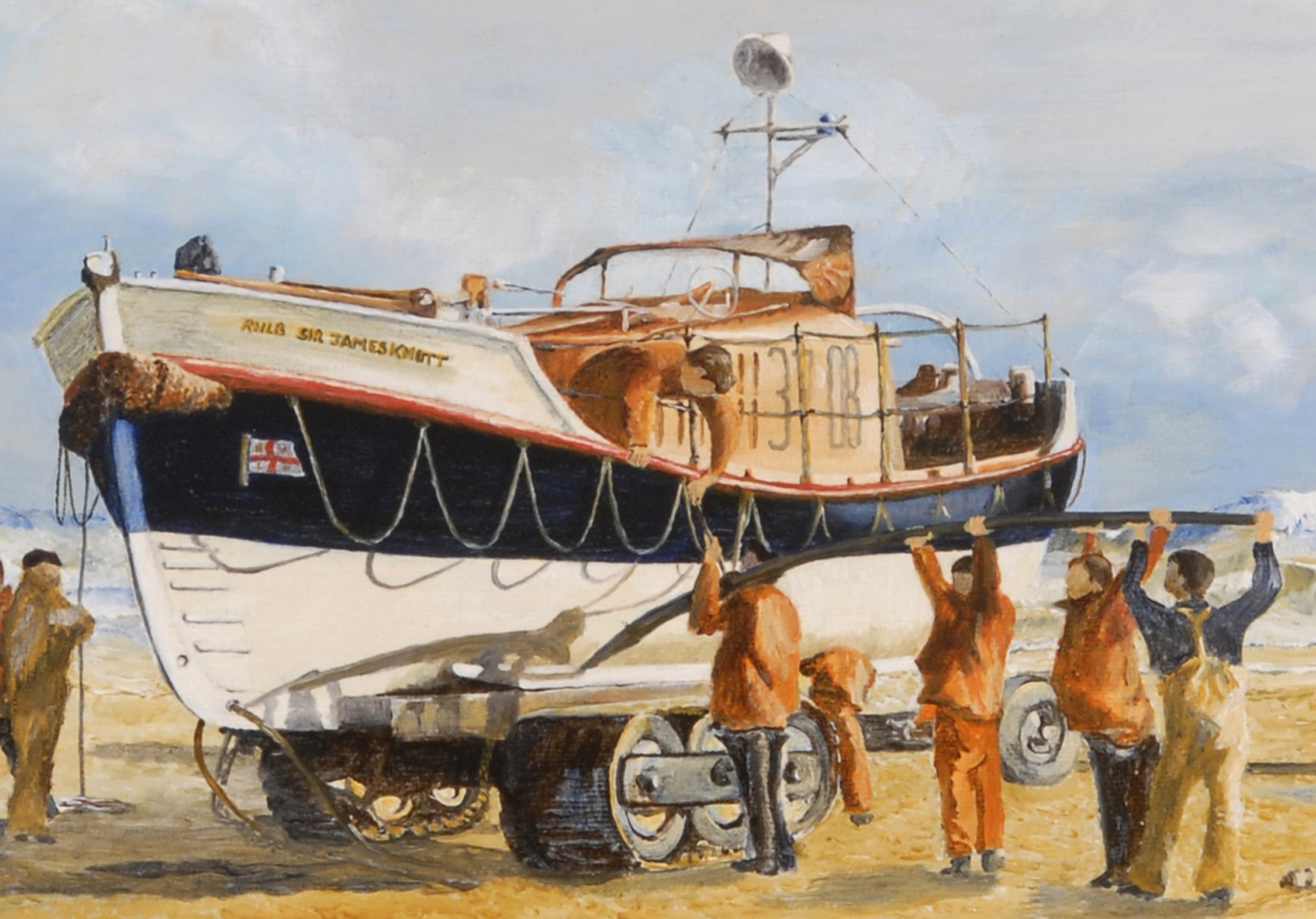 Detail of The 'Sir James Knott' Lifeboat by R. Rowbotham