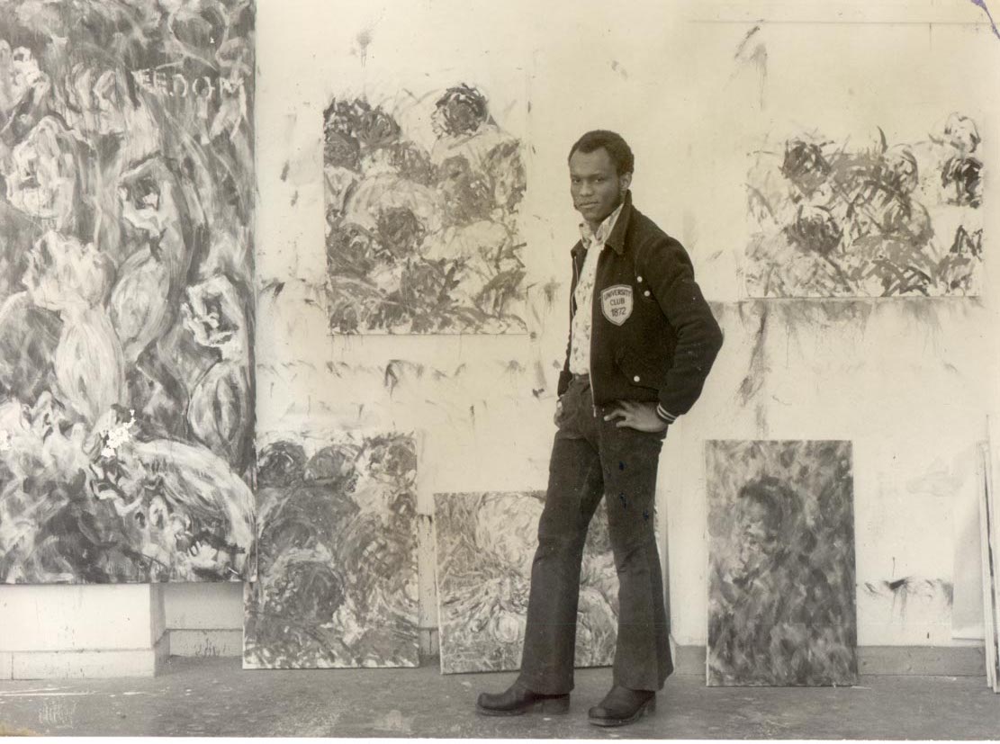 Henry Tayali in his studio