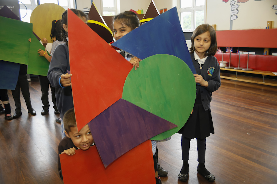 Children at a Masterpieces in Schools event