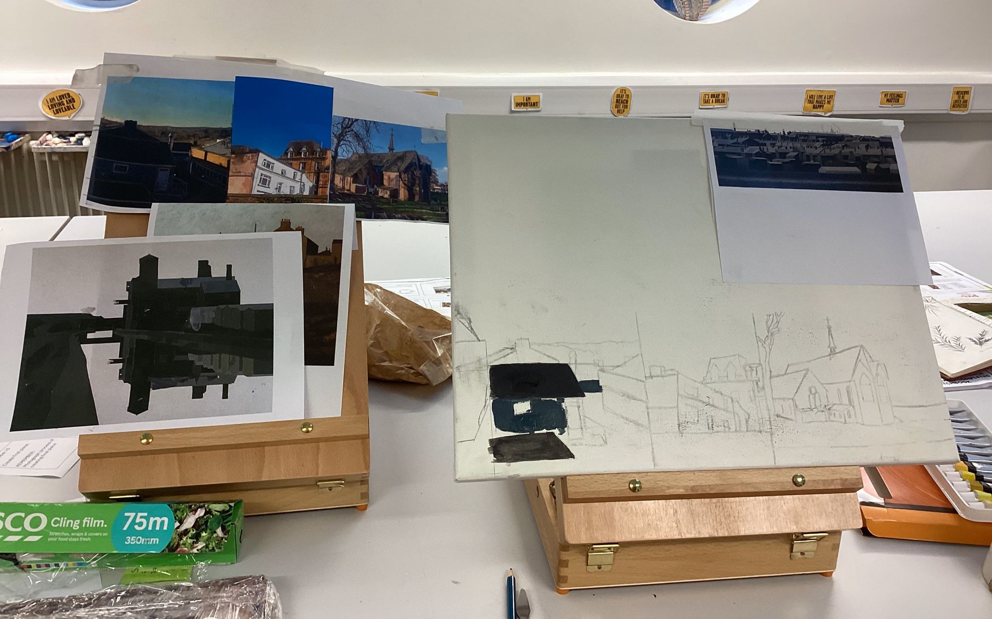 Painting project inspired by Maurice Wade