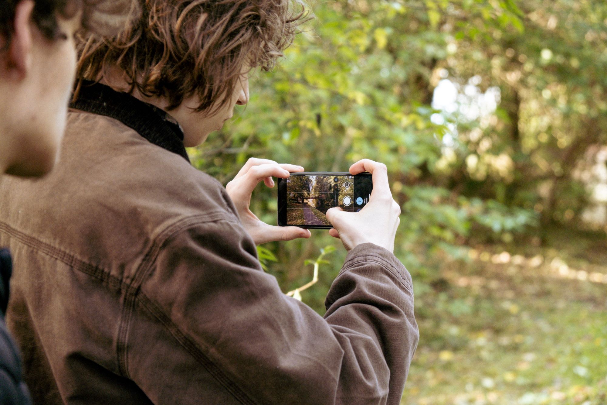 Student on a photowalk