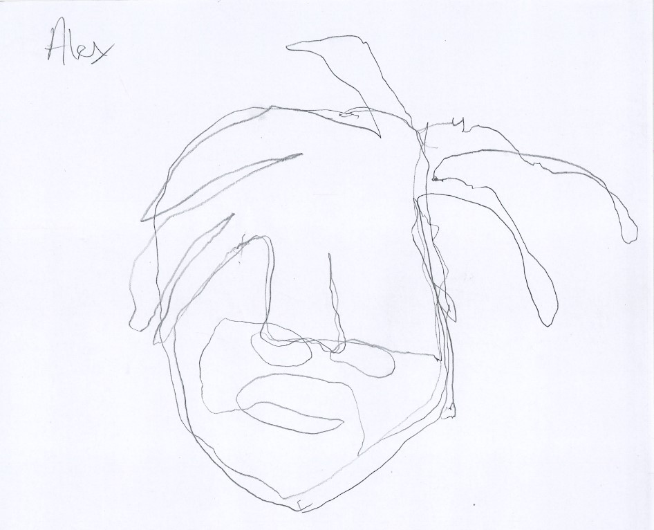 Two-minute continuous portrait drawing