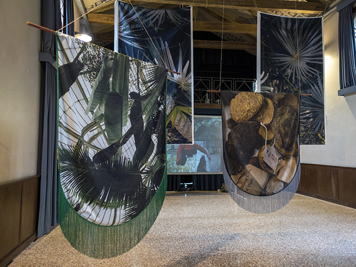 Installation view of 'Diaspora Pavilion 2' at the 2022 Venice Biennale