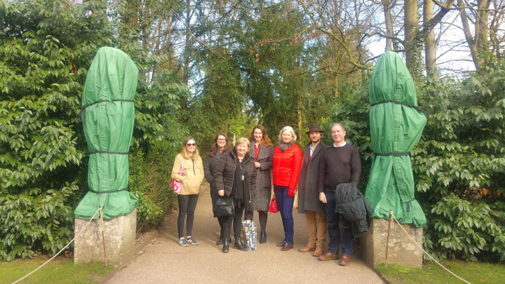 Members of the Coordinator team at a get-together at Anglesey Abbey, Cambridgeshire