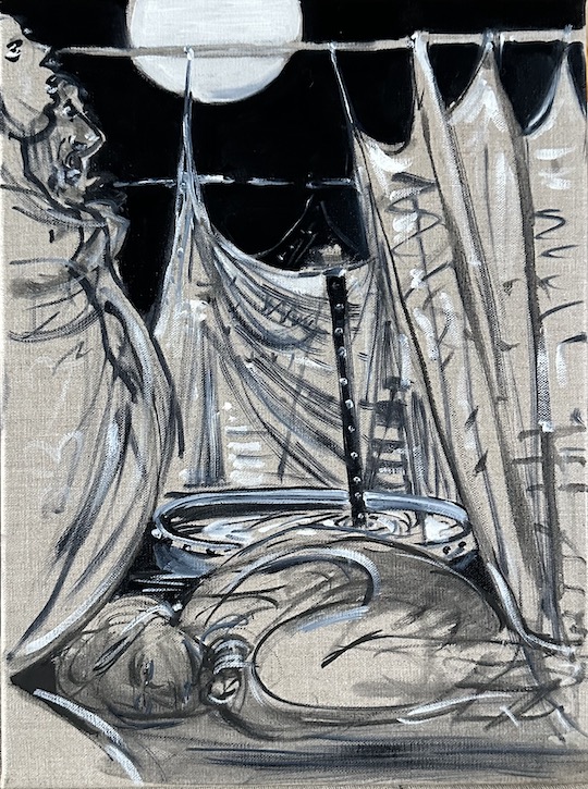 2024, oil on linen by Anita Taylor (b. 1961)