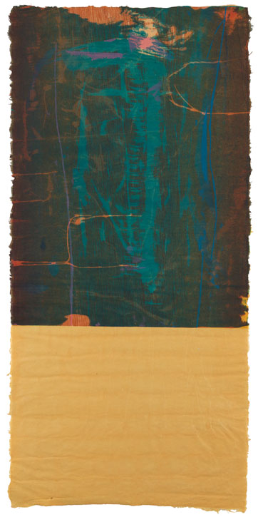 1977, woodcut proof by Helen Frankenthaler (1928–2011)