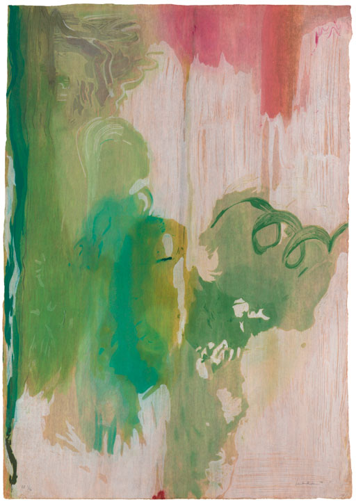 2004, woodcut on paper by Helen Frankenthaler (1928–2011)