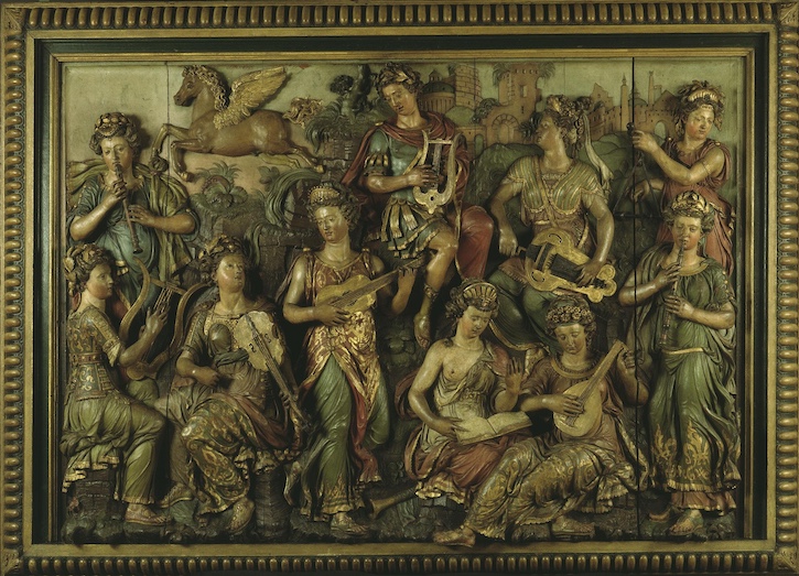 Apollo and the nine muses