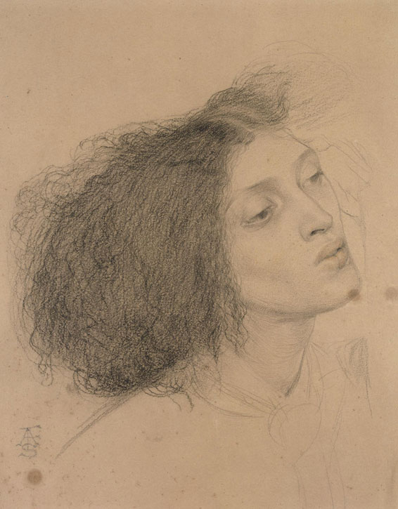 Study for the Head of Morgan le Fay