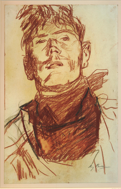 Head of a Man, Study for 'The Sower'