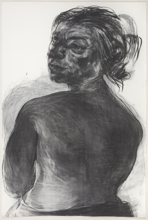 2012, charcoal on paper by Anita Taylor (b. 1961) 
