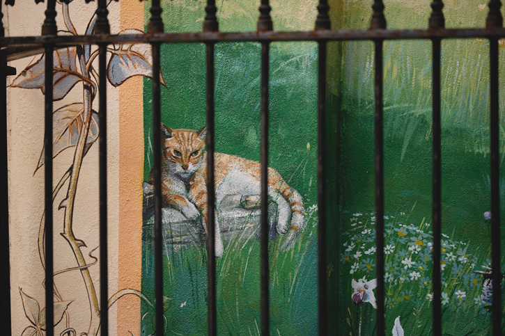2005, painted mural by Bruce Williams (b.1964), High Street Bromley