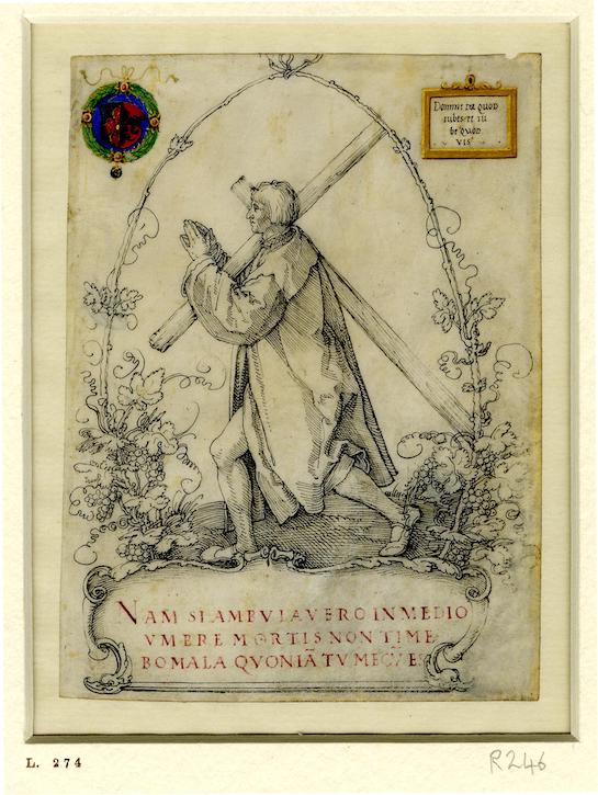 A Christian bearing his cross