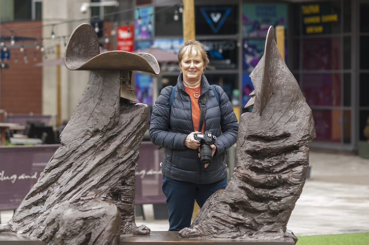 Volunteer photographer Jane Roblin in Milton Keynes