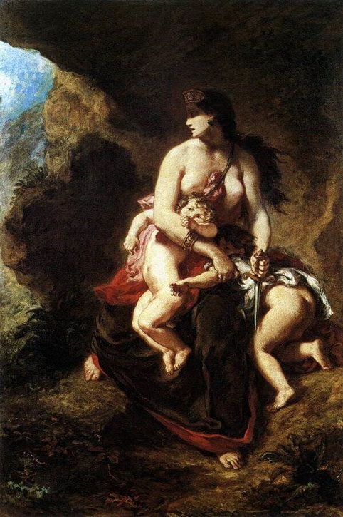Medea About to Kill her Children (Medée furieuse)