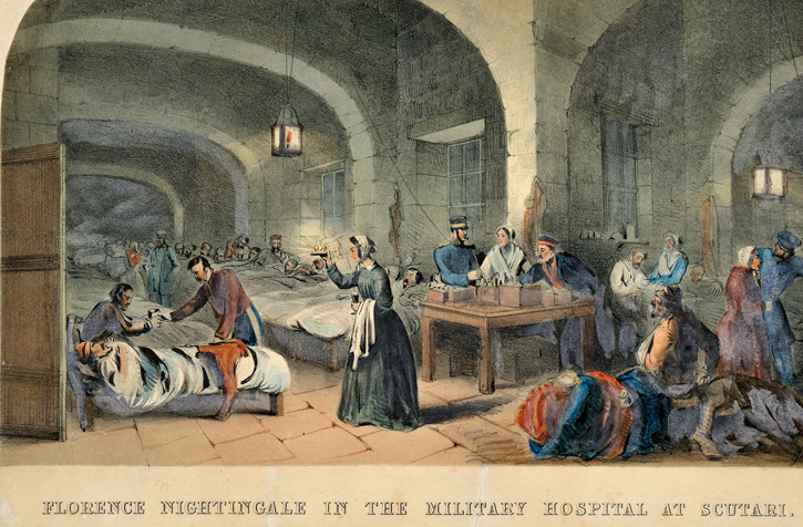 Florence Nightingale in the Military Hospital at Scutari