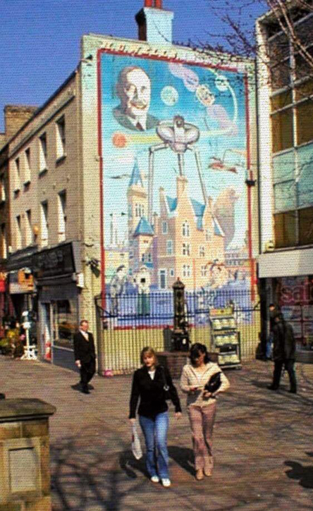 1986, painted mural by Brian Barnes (1944–2001), Bromley