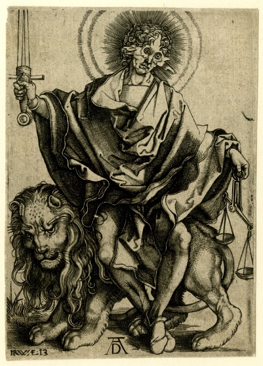 Sol Justitiae (after Albrecht Dürer)
