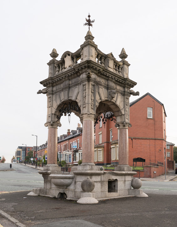 Jubilee Drinking Fountain in Bury, Greater Manchester