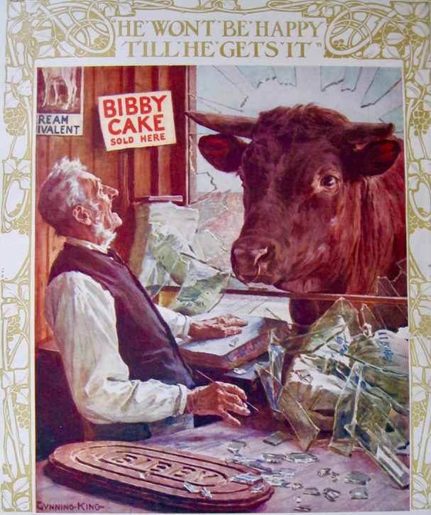 Cattle feed advert for J. Bibby and Sons