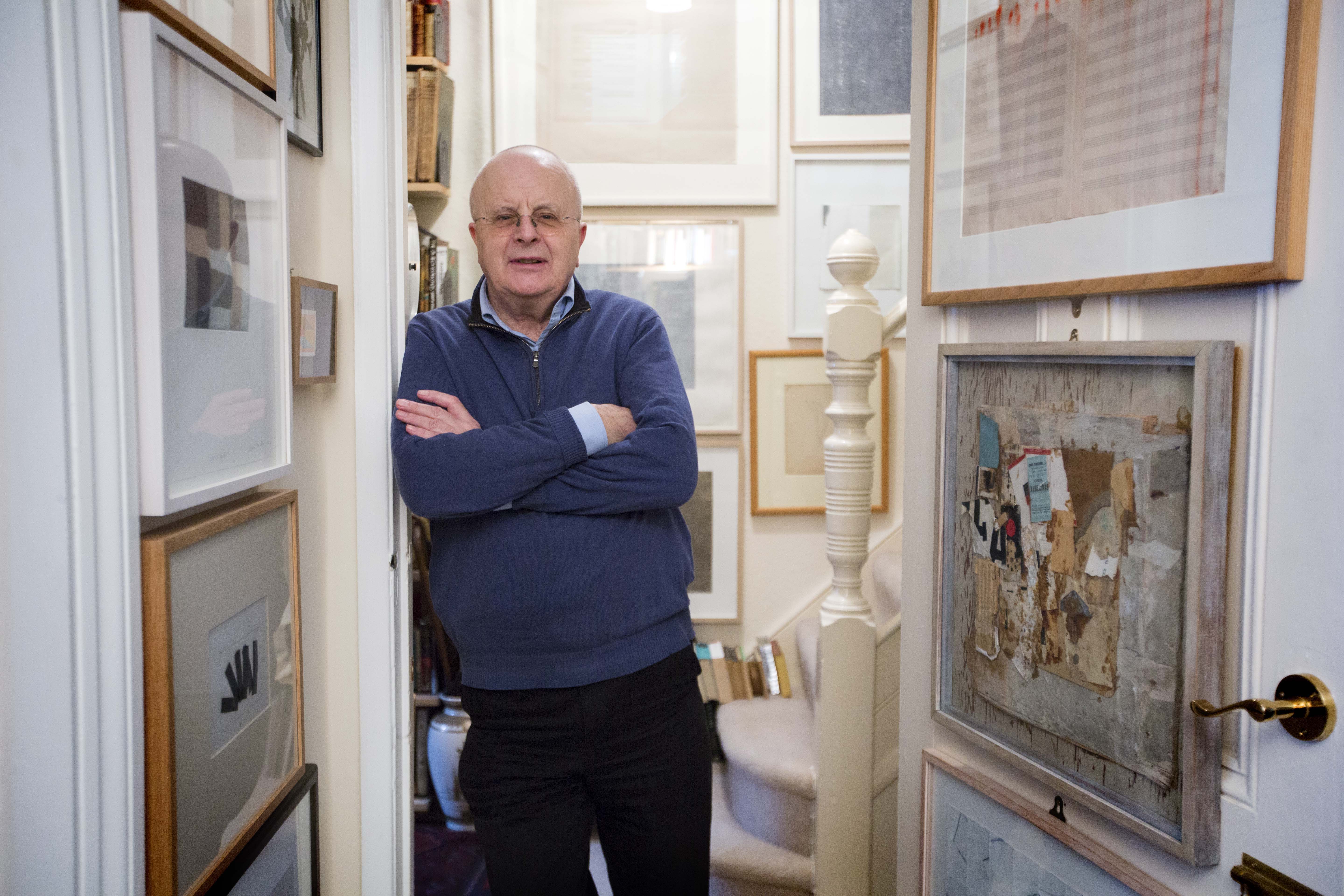 Tim Sayer in his London home