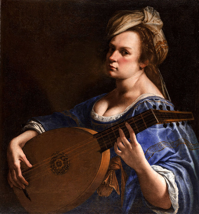 Self Portrait as a Lute Player 