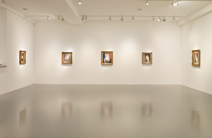 Installation view of Marie Laurencin at Nahmad Projects. 