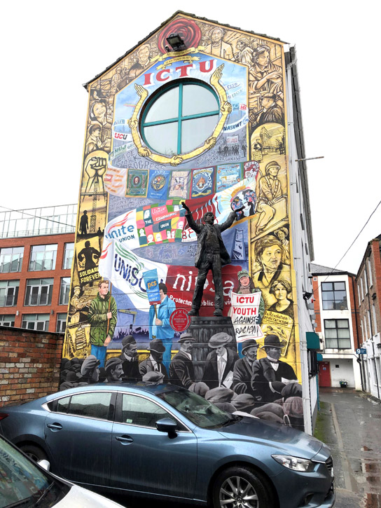 Big Jim Larkin, Donegall Street Place, Belfast