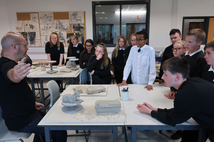 Masterpieces in Schools: Kenny Hunter inspires Edinburgh teenagers to ...