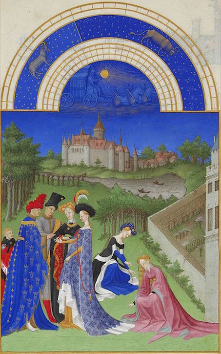 Folio 4 from 'Très Riches Heures du Duc de Berry'