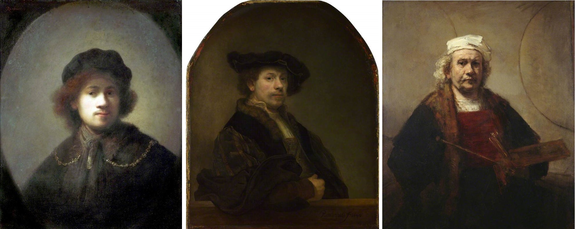 Three self portraits