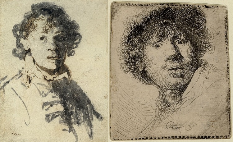 Two self portraits