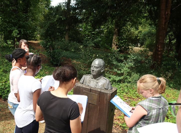 Sculpture Around You at The Scouts Heritage Service in Gilwell Park