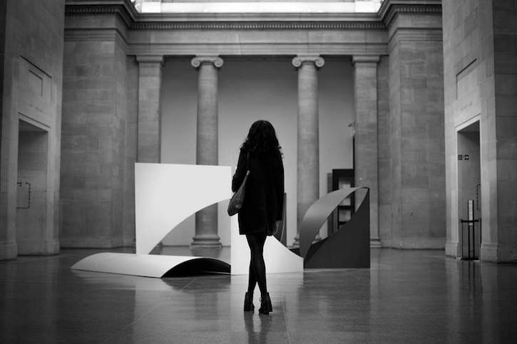 Sarah at the Tate