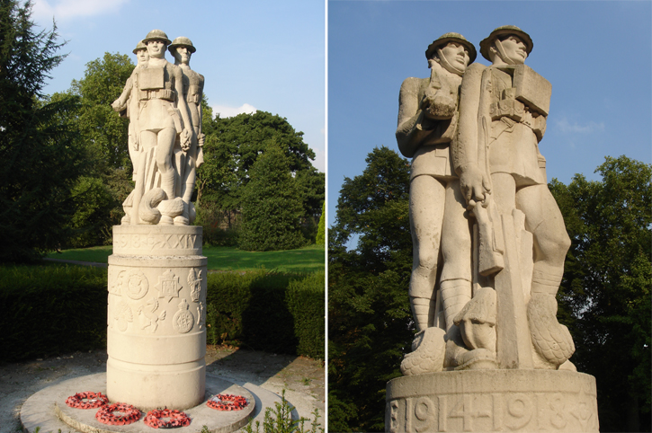 Memorial to the 24th Division, Battersea Park, London