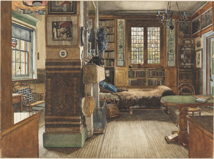 Sir Lawrence Alma-Tadema's Library in Townshend House, London