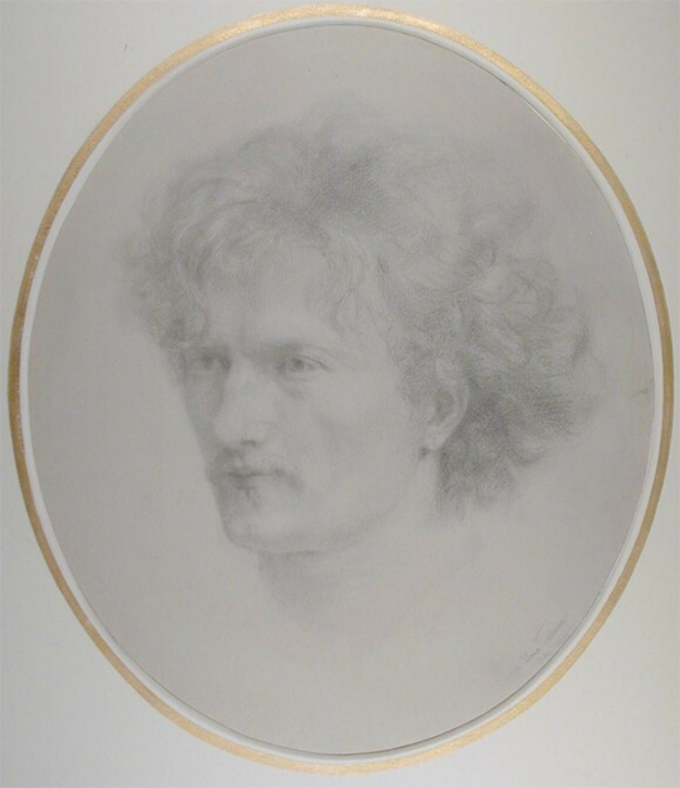 Portrait study of Ignace-Jean Paderewski