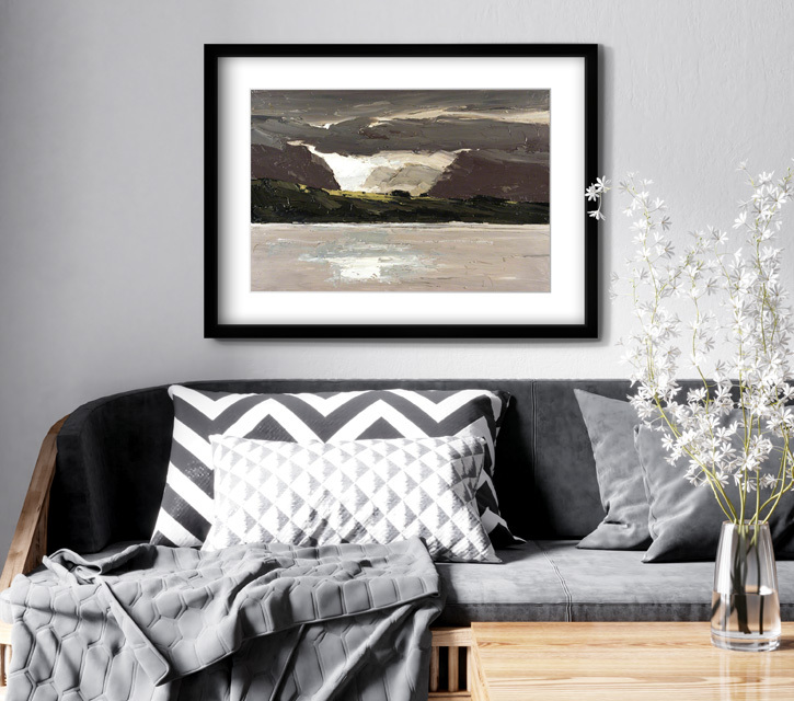 Framed print of 'Across the Water'