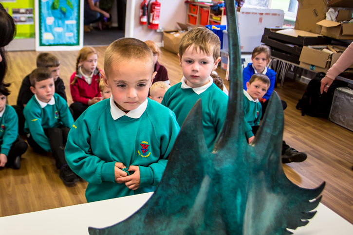 Pupils at a Masterpieces in Schools event