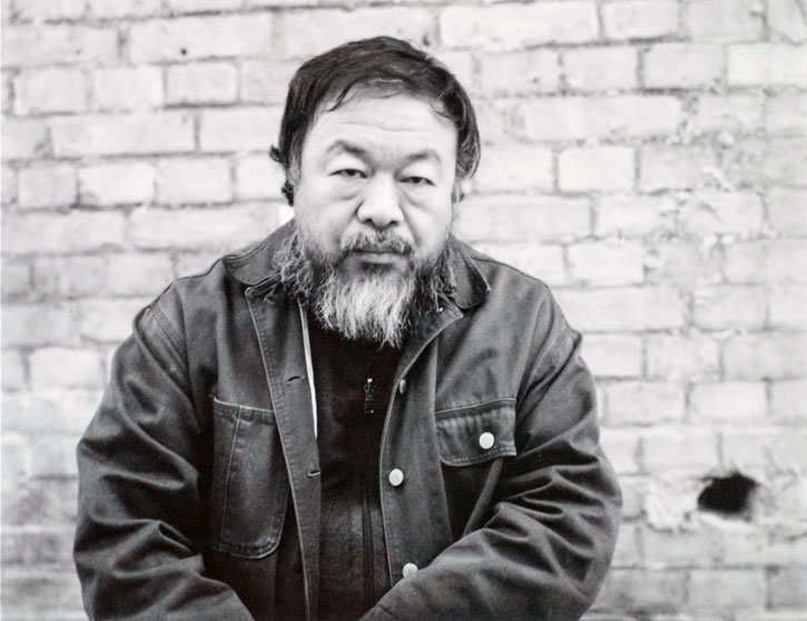 Ai Weiwei in his Berlin studio