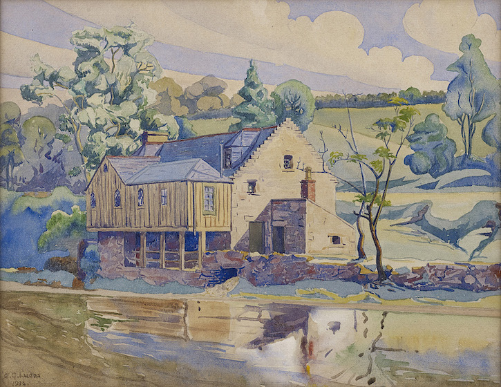 1936, watercolour on paper by Edwin George Lucas (1911–1990)